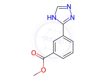 Chemical structure of Methyl 3-(1H-1,2,4-triazol-3-yl)benzoate