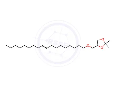 Chemical structure of (Z)-2,2-Dimethyl-4-((octadec-9-en-1-yloxy)methyl)-1,3-dioxolane