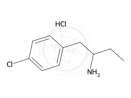Chemical structure of 1-(4-chlorophenyl)butan-2-amine hydrochloride