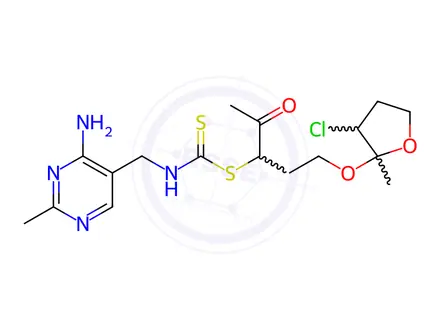Chemical structure of Thiamine Nitrate Impurity 28