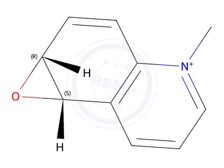 Chemical structure of N-METHYL-QUINOLINE5,6-OXIDE
