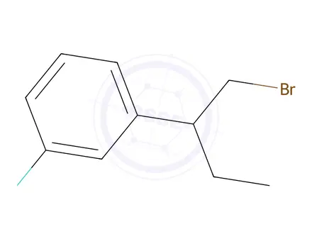 Chemical structure of 1-(1-Bromobutan-2-yl)-3-fluorobenzene