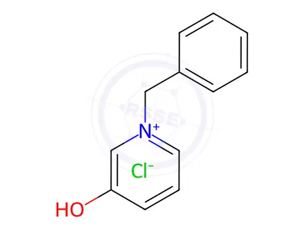 Chemical structure of 1-Benzyl-3-hydroxypyridinium Chloride