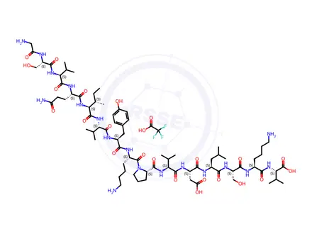 Chemical structure of Tau Peptide (304-318)