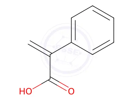 Chemical structure of Atropic Acid