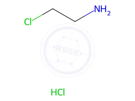 Chemical structure of 2-Chloroethylamine hydrochloride