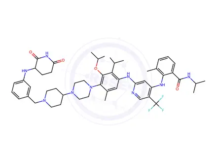 Chemical structure of 2,3-Dihydro-3-hydroxy-2-oxo Lysergide-d10
