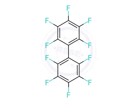 Chemical structure of Decafluorobiphenyl in acetonitrile