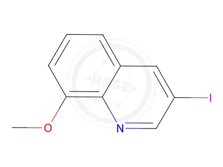 Chemical structure of 3-iodo-8-methoxyQuinoline