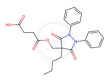 Chemical structure of Suxibuzone