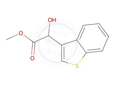 Chemical structure of Methyl 2-(benzo[b]thiophen-3-yl)-2-hydroxyacetate