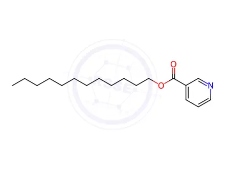 Chemical structure of dodecyl pyridine-3-carboxylate