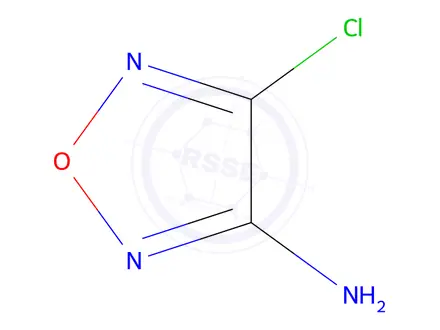 Chemical structure of 4-Chloro-1,2,5-oxadiazol-3-amine