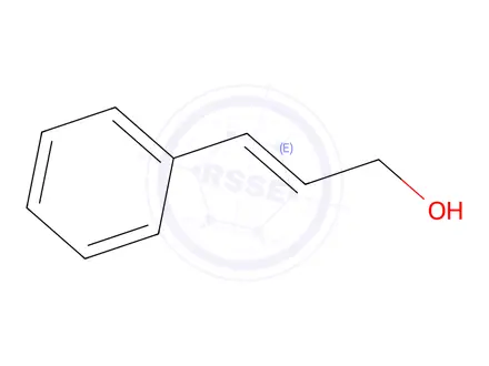 Chemical structure of Chnnamyl alcohol