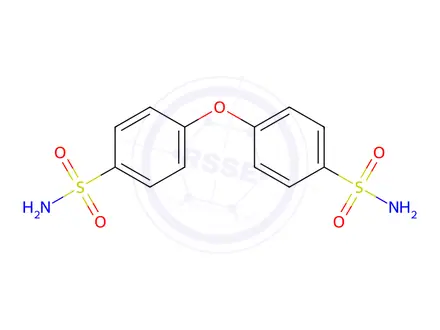 Chemical structure of 4-(4-Sulfamoylphenoxy)benzene-1-sulfonamide