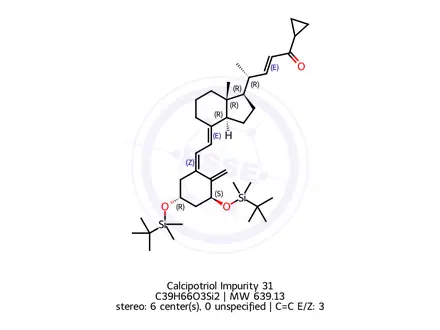 Chemical structure of Calcipotriol Impurity 91