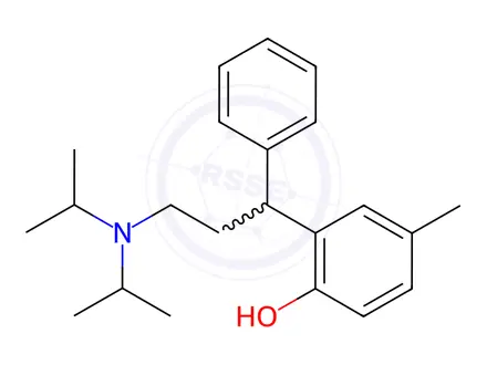 Chemical structure of 2-(3-(Diisopropylamino)-1-phenylpropyl)-4-methylphenol