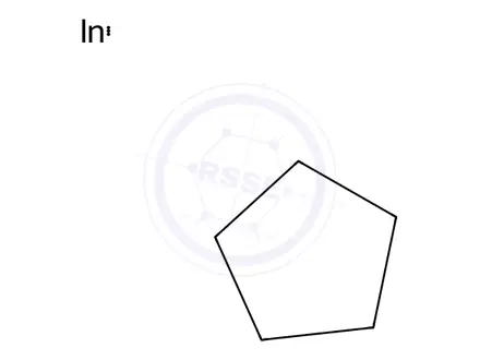 Chemical structure of CYCLOPENTADIENYLINDIUM (I)