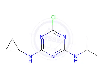 Chemical structure of Cyprazine