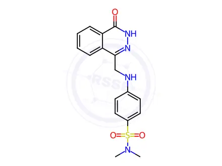 Chemical structure of N,N-DIMETHYL-4-([(4-OXO-3,4-DIHYDRO-1-PHTHALAZINYL)METHYL]AMINO)BENZENESULFONAMIDE
