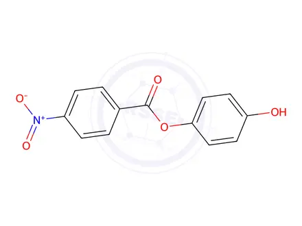 Chemical structure of 4-Hydroxyphenyl 4-nitrobenzoate