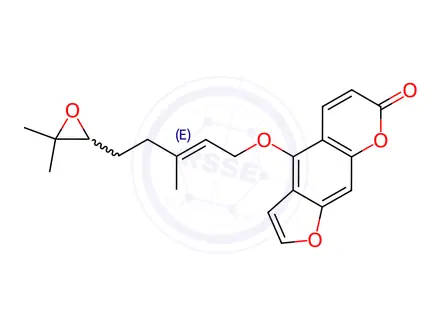 Chemical structure of Epoxybergamottin-6',7'
