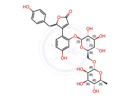 Chemical structure of Pueroside A