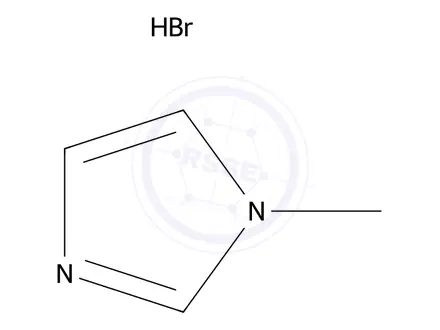 Chemical structure of 1-Methylimidazole Hydrobromide