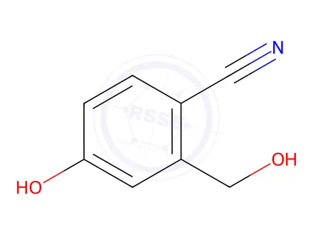 Chemical structure of 4-Hydroxy-2-(hydroxymethyl)benzonitrile
