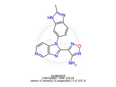 Chemical structure of AS2863619