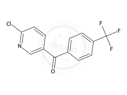 Chemical structure of 2-Chloro-5-(4-trifluoromethylbenzoyl)pyridine