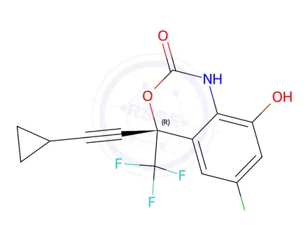 Chemical structure of ent-8-Hydroxy Efavirenz