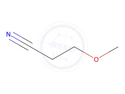 Chemical structure of 3-Methoxypropionitrile