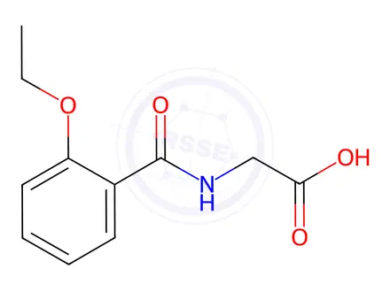Chemical structure of (2-Ethoxy-benzoylamino)-acetic acid
