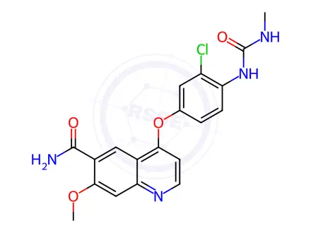 Chemical structure of N-methyl Lenvatinib