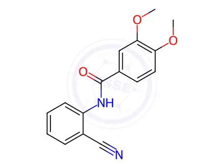 Chemical structure of N-(2-Cyanophenyl)-3,4-dimethoxybenzamide