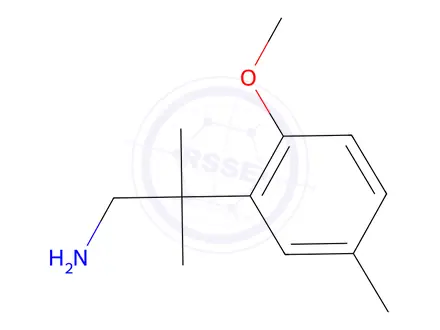 Chemical structure of 2-(2-Methoxy-5-methylphenyl)-2-methylpropan-1-amine