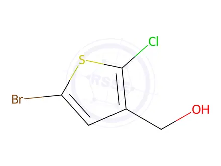 Chemical structure of (5-Bromo-2-chlorothiophen-3-yl)methanol