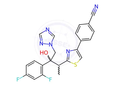 Chemical structure of Ravuconazole Impurity 2