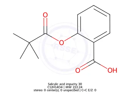 Chemical structure of Salicylic acid Impurity 30