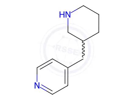 Chemical structure of 4-(3-Piperidinylmethyl)pyridine