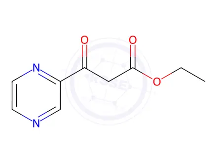 Chemical structure of Ethyl 3-oxo-3-pyrazin-2-yl-propionate