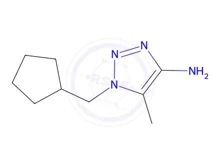 Chemical structure of 1-(Cyclopentylmethyl)-5-methyl-1h-1,2,3-triazol-4-amine