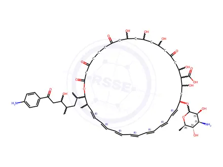 Chemical structure of Candicidin