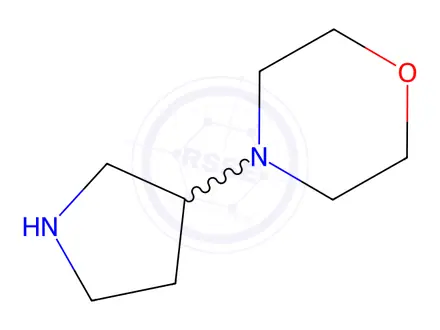 Chemical structure of 4-Pyrrolidin-3-yl morpholine