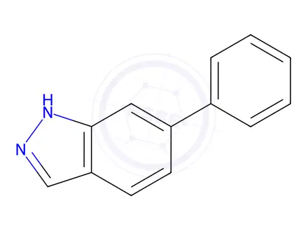 Chemical structure of 6-Phenyl-1H-indazole