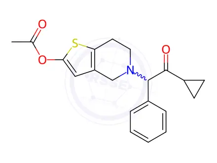 Chemical structure of Prasugrel Impurity C