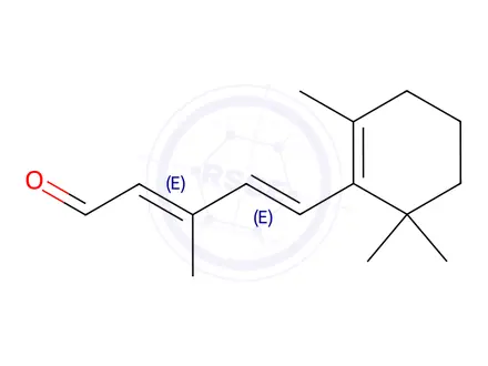Chemical structure of (7E,9E)-Beta-Ionylideneacetaldehyde