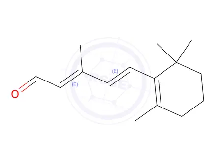 Chemical structure of (7E,9E)-Beta-Ionylideneacetaldehyde