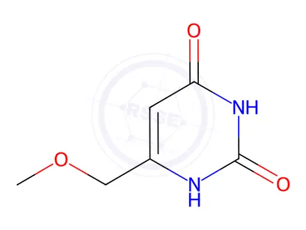 Chemical structure of 2-Hydroxy-6-(methoxymethyl)-3,4-dihydropyrimidin-4-one